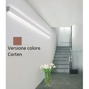 Applique cm.150 1+2 led corten-WW